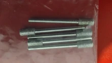 5 uds. De rebaba cilíndrica recubierta de Diamante, de 4mm de motosierra afilador, Lima de piedra, sierra de cadena, afilado, herramientas de molienda para tallado