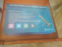 Electrodo de alta frecuencia para máquina Facial, tubo de cristal, varita para acné, cuidado de la piel, removedor de acné, estiramiento Facial de alta frecuencia para Spa