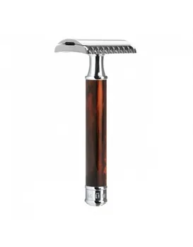 

Mühle Double Edge Safety Razor R103 Open Comb Tortoise Shell