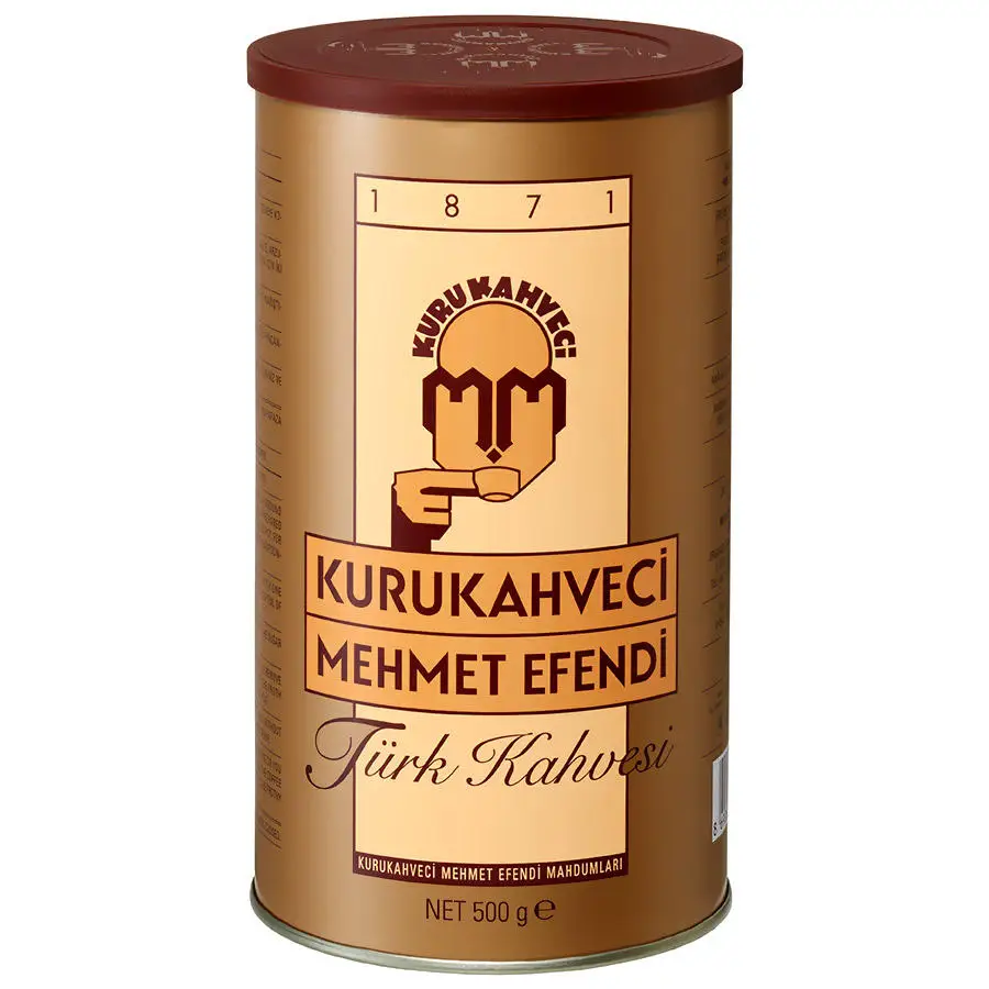 Турецкий кофе 250 г/500 г жестяная коробка традиционный курукахвечи Mehmet Efendi вкусный