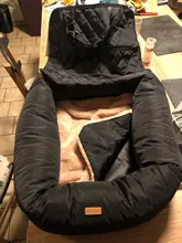 2 en 1 para mascotas perro protector plegable para asiento de coche Transportín seguro casa cachorro bolso accesorios de viaje para coche bolsa de asiento de perro a prueba de agua la cesta