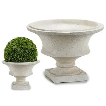

Planter Cream Resin (31 x 22,5 x 31 cm)