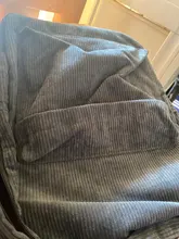 Mochila de pana para mujer, morral escolar a la moda, de Color puro, Teenger