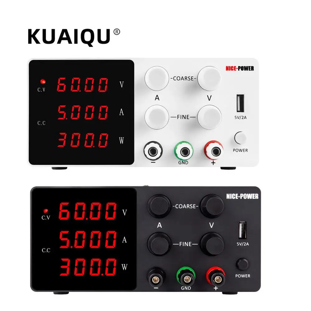 Миниатюрный лабораторный источник питания KUAIQU с 4 цифрами 30 в 10 А регулятор