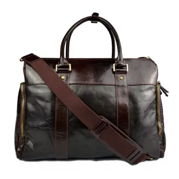 

Leather notebook tablet bag mens ladies handbag shoulder bag dark brown