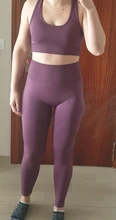 Conjunto de yoga para mujer, ropa de gimnasio, prendas deportivas para hacer ejercicio, leggings + top deportivo, elásticos, sin costuras, 2 piezas