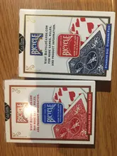 Games Tricks-Props Poker-Card Deck Bicycle Rider-Back Magic Standard-Index Blue 