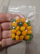 15 Uds de cristal de Murano Apple cereza encantos de cristal de Murano de frutas dije con vegetales de accesorios de joyería DIY hecho a mano material