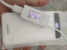 Amperímetro de cola blanca de KCX-017 con pantalla LCD, medidor de Monitor de capacidad de corriente de voltaje Mini USB, Detector de 3V-7V, medidor de corriente móvil