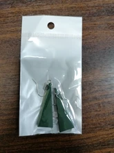 Pendientes de plata de ley 925 con forma de estrella para mujer, aretes largos de madera, estilo Retro, 18