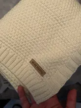 Manta tejida para bebé, ropa envolvente de cama supersuave para niños pequeños, colcha de cama, sofá, cochecito, cesta