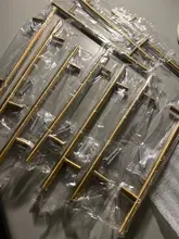 KAK Zinc Alloy Pearl Gold Cabinet Knobs Kitchen Door Handles Drawer Cupboard Door Handle