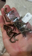 Coat Hooks Hanger Towel Wall-Mounted Door Metal Antique for Hat Bags 20pcs