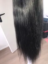 TIANTAI-Peluca de cabello humano liso para mujer, postizo de encaje con cierre de 4x4 28 pulgadas, pelo Remy brasileño con densidad de 150