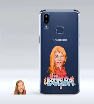 

Personalized Women 'S Is Caricature Of Samsung Galaxy A10s Thin Transparent Silicone Phone Kapağı-1