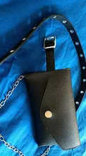 Mochila de moda para cintura para mujer, riñonera de PU sencilla, bolso con cinturón de regalo para mujer, bolso con cadena para teléfono, bolso informal para mujer, monedero negro