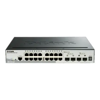 

Cabinet Switch D-Link DGS-1510-20 20 Puertos RJ45 76 Gbit/s SFP