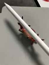 Japoneses nuevos creativos lindo cangrejo pluma titular halterofilia cangrejos Penholder estante soporte de almacenamiento regalo papelería