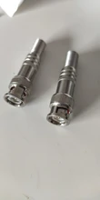 Conector BNC de cables de cámara sin soldadura para cctv, conectores de sistemas coaxial, accesorios de cámara, JR-B25, 10 Uds.