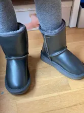Girls Shoes Ankle-Boots Waterproof Boys Children Warm MBR Winter FORCE 100%Genuine-Leather