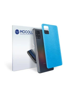

Protective film mocoll for Samsung Galaxy a70s metallic blue