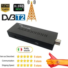 

Italy DVB T2MINI Russia Italy Russia DVB T2 LCN H.265 Digital TV Box USB2.0 Tuner Receiver Satellite Decoder T T2