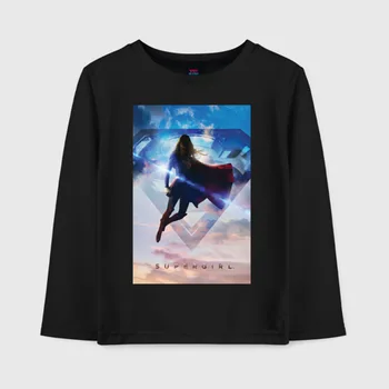 

Children's longsleeve cotton Supergirl