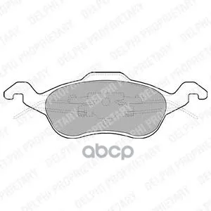 Колодки Тормозные Ford Focus 9805 Передние Delphi Lp1315 Delphi арт. LP1315