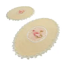 Коврики для ванной нескользящие Противоскользящие коврики Нескользящие противоскользящие французские овальные жемчужные бежевые коврики для ванной комплект из 2 предметов 60X100 Cm-50X60 см