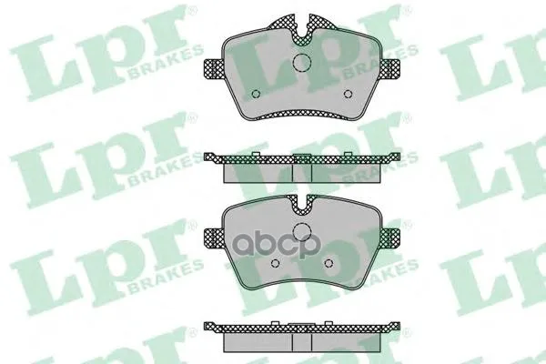 Колодки Тормозные Mini One/Cooper 1.6 03- Передние Lpr 05p1485 Lpr арт. 05P1485