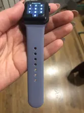 Sport-Band Bracelet-Strap Watch-Series Apple Soft-Silicone 44mm Wrist 40mm 42mm for 123/4/5
