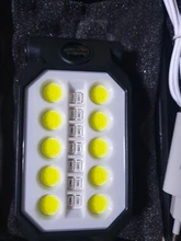 Portable LED Flashlight Power-Display Magnet-Design Camping Lantern Waterproof COB 