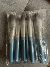 Foundation Eyeshadow Blush Synthetic-Hair-Brushes Iris-Series Beauty Mydestiny Set-Powder