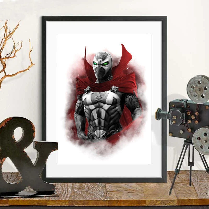 Имикс-постер Spawn Al simмонс демон Картина на холсте картина искусство комната для