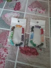 Pulsera de piedra Natural de 7 Chakras, Cristal púrpura, piedra de Ojos de Tigre, pulsera de cuentas de piedra redonda de siete pulsos para Yoga