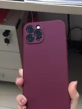 Funda de silicona líquida 100WD para iPhone, 11, 12 Pro, Max, Mini, Protector completo, XS, MAX, XR, X, 7, 8 PLUS, SE2