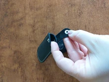 Bolsas de almacenamiento de cuero genuino para disco U, cubierta protectora para maletines de disco U para unidad Flash USB, pendrive, color negro