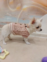 Sweater Puppy-Hoodie Dog-Jumper Winter Knited Small Cat with Cartoon-Design Warm Apparel