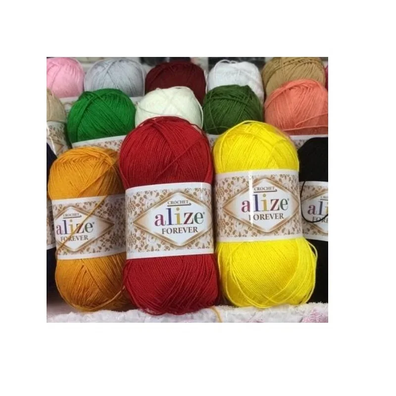 Alize навсегда пряжа 50gr 300mt 100% микрофибра Акриловые DIY Вязание крючком Одеяло