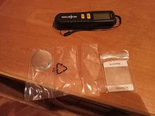 RICHMETERS GY910 medidor de espesor de recubrimiento Digital 1 micrón/0-1300 de la pintura del coche de espesor de película probador del metro de FE/NFE