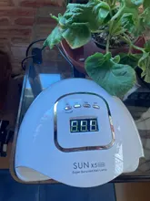 SUNX5 Max-Lámpara LED para secado de uñas, lámpara UV de hielo de 45/36/18 LED para secado de esmalte de Gel, temporizador, herramientas de manicura con Sensor automático, 90/72/36W