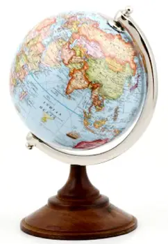 

Globe World Map - 6 Inch Decorative World Map