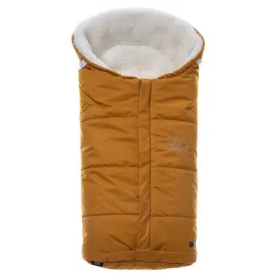Конверт зимний меховой Nuovita Siberia Bianco(Miele/Медовый