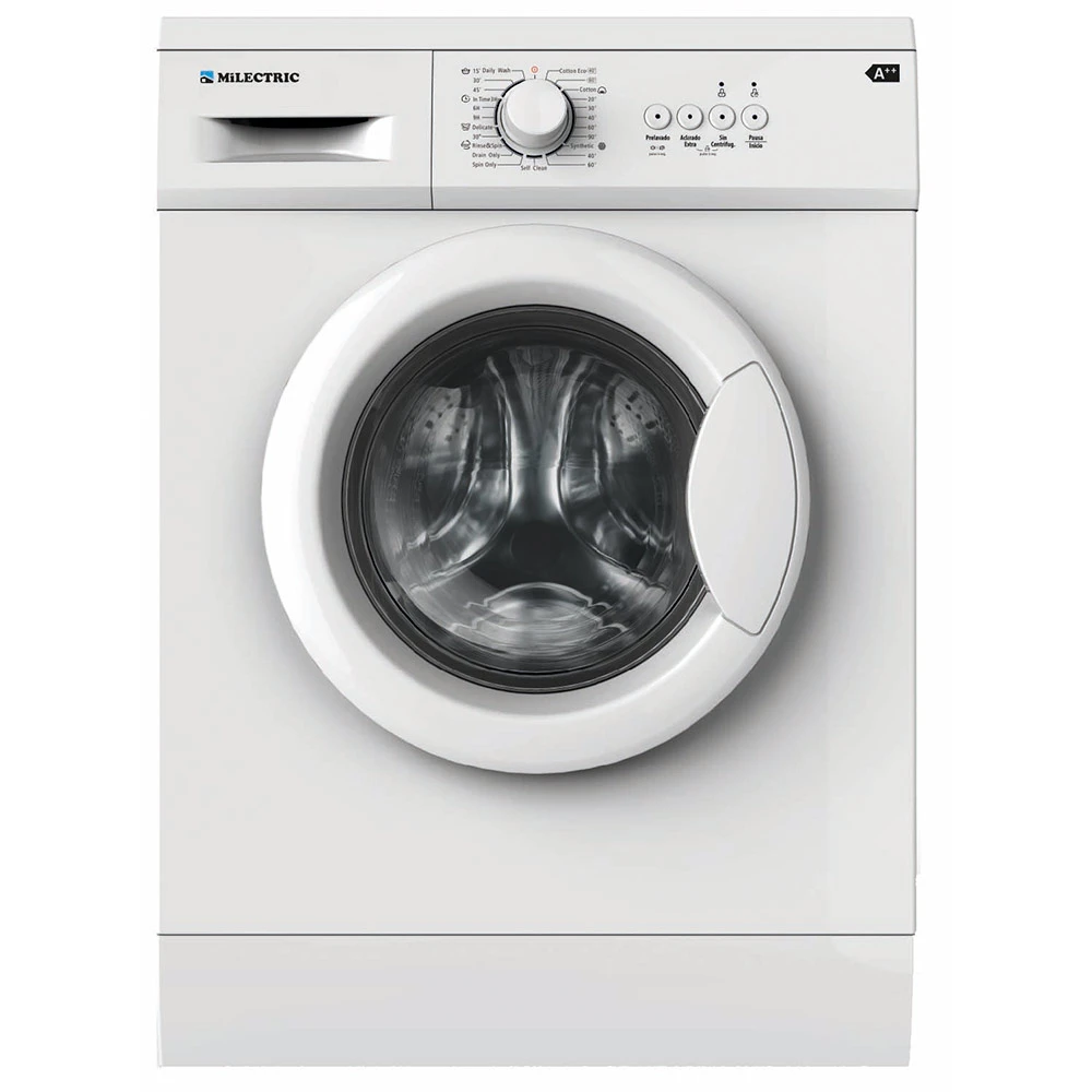 Lavadora MILECTRIC LV-720 - Blanca, 7kg, A++, 1200rpm, 23 programas