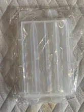 Molde de resina Epoxy para llaveros, accesorio de cristal artesanal, para defensa de los dedos, colgante, llavero, espejo, molde de silicona para Resina