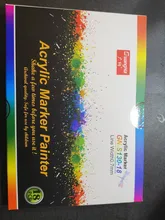 Gn-Rotuladores acrílicos de pintura acrílica, bolígrafos ideales para rotular tazas de porcelana, vidrio, roca, cerámica, lienzos de tela, o madera, 12 o 18 colores, de 0,7mm