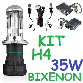 

Kit Xenon H4 BiXenon 35W 2 Bulbs 2 Ballasts car Motorcycle Light Corta and Long HID Universal