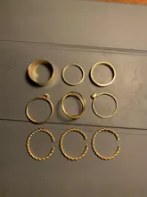 IPARAM-Conjunto de anillos de plata y oro para mujer, sortija de dedo torcida con lazo de corazón Vintage, nudillos, joyería femenina, regalos de boda, 2019