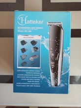 Hair-Clipper Razor Beard Trimer Professional Electric HATTEKER Rechargeable for Men 5-In-1