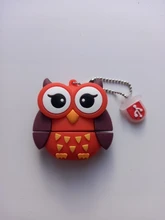Pendrive USB 128 de 4GB, 8GB, 16GB, 32GB, 64GB, 64GB, 2,0 GB, Animal de dibujos animados, pingüino, búho